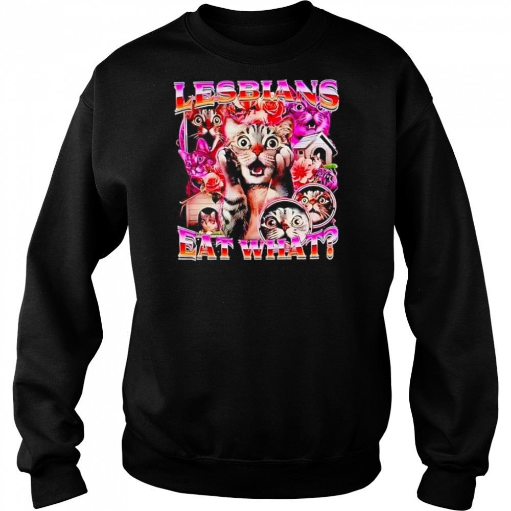 Cat Lesbians Eat What graphic shirt Hoodie