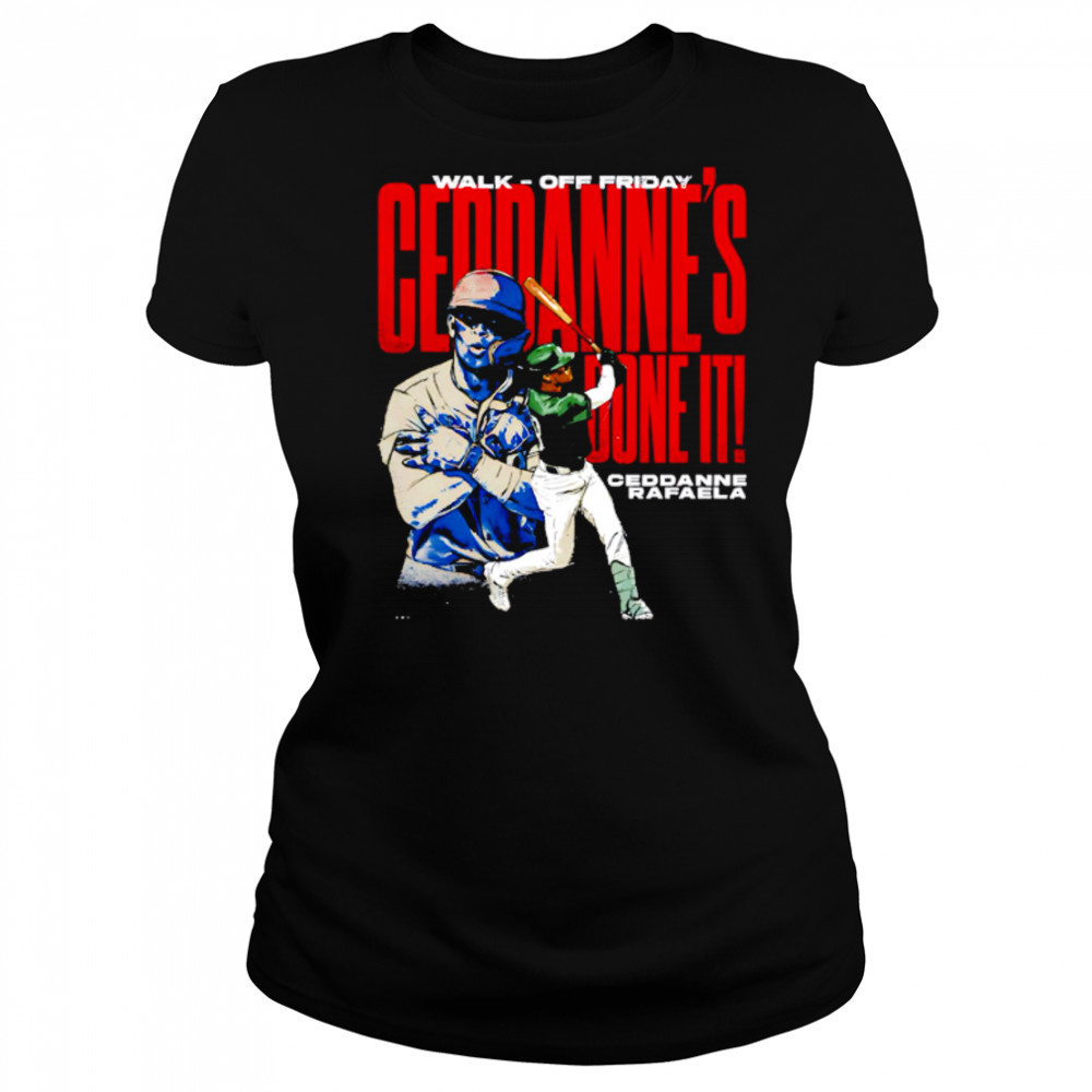 Ceddanne Rafaela Boston Walk Off graphic shirt Women's T-shirt
