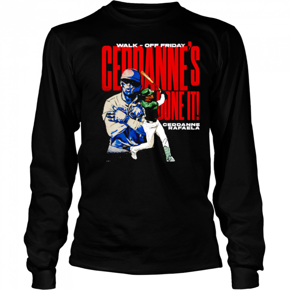 Ceddanne Rafaela Boston Walk Off graphic shirt Long Sleeved