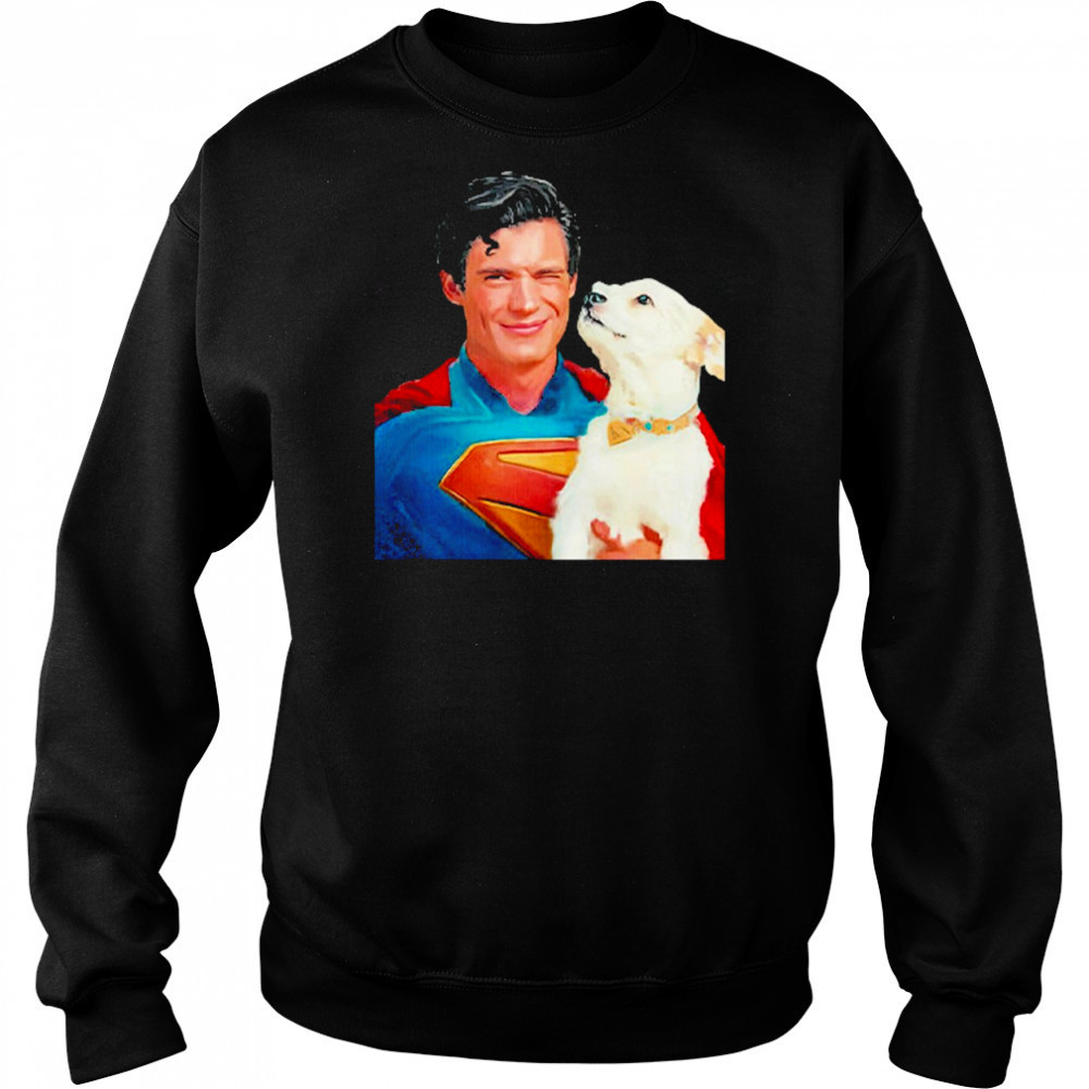 Clark Kent And Krypto The Superdog T-Shirt Hoodie