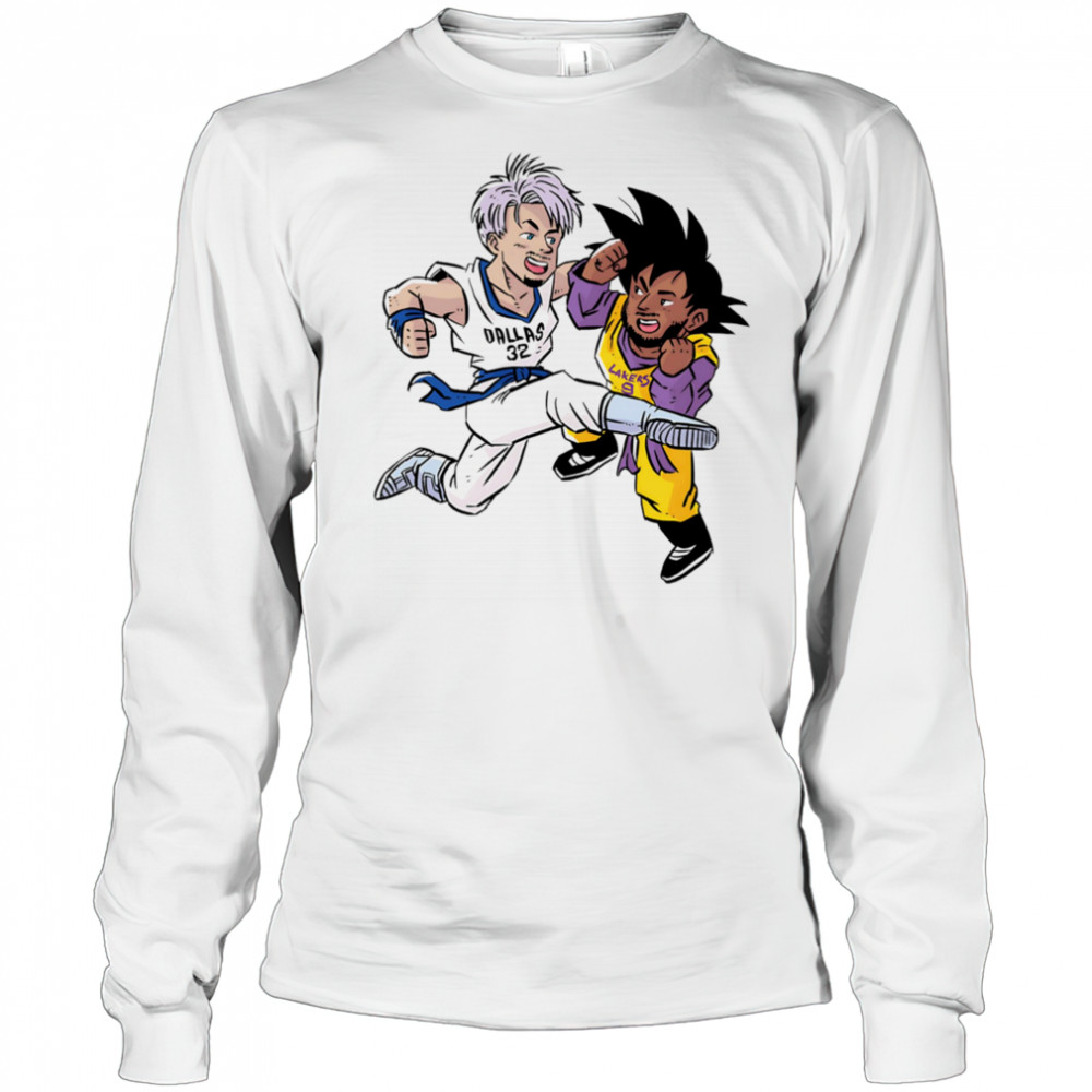 Cooper Flagg vs Bronny James Dragon Ball shirt Long Sleeved