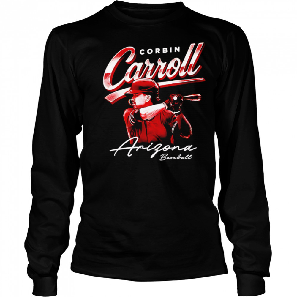 Corbin Carroll Arizona baseball graphic retro shirt Long Sleeved