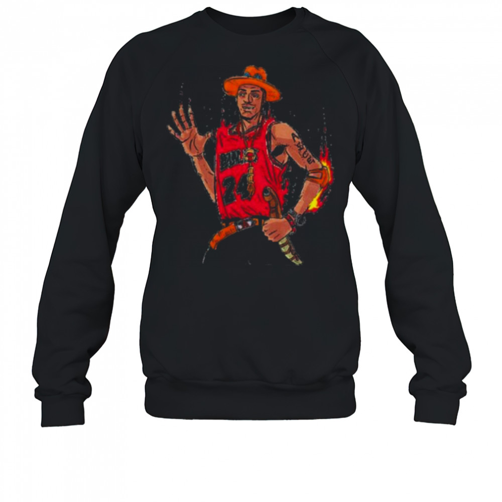 D. Luffy One Piece x Noa Essengue Chicago Bulls NBA Basketball cartoon shirt Sweatshirt
