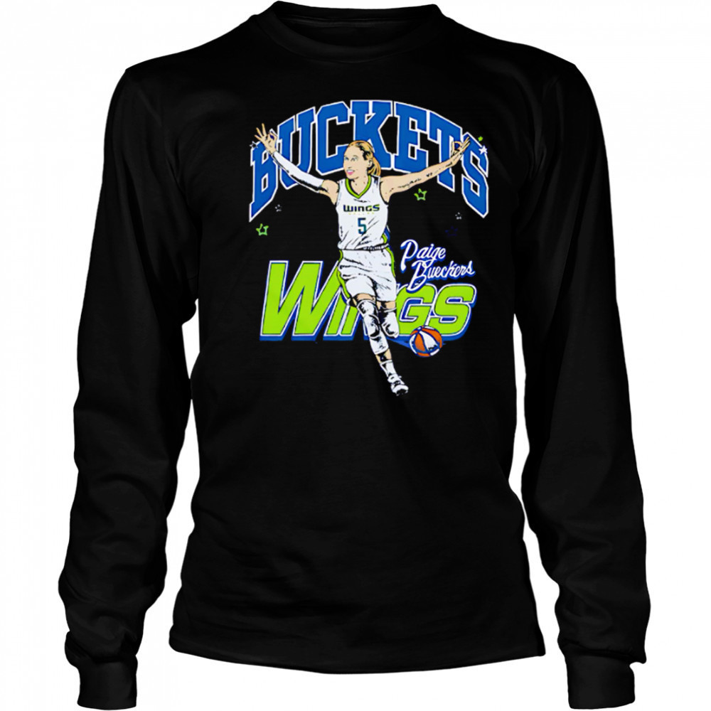 Dallas Wings Paige Bueckers Buckets vintage champions shirt Long Sleeved