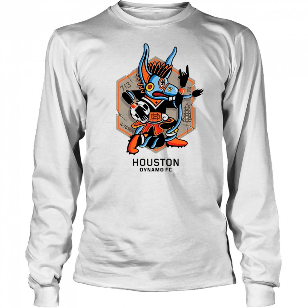 Houston Dynamo FC x Free Walls H-Town Collection Hexagon shirt Long Sleeved