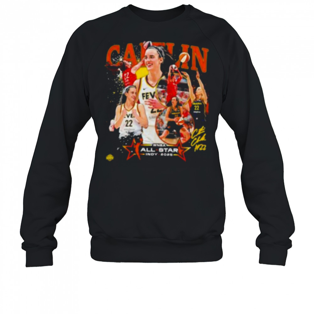 Indiana Fever Caitlin Clark 2025 WNBA All Star Game signature shirt Sweatshirt