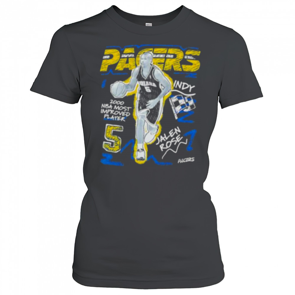 Indiana Pacers Jalen Rose NBA most improved player shirt Women's T-shirt