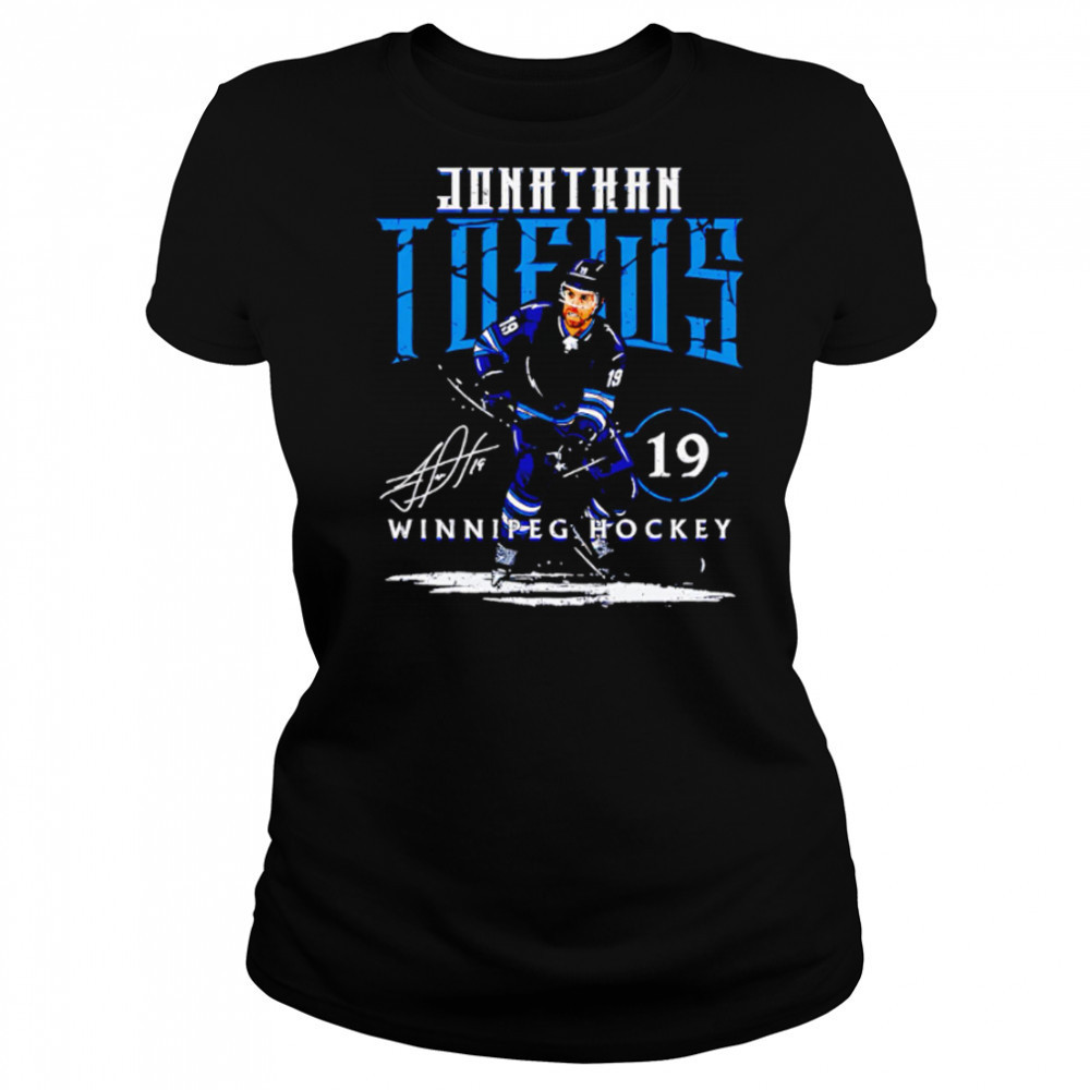 Jonathan Toews 19 Winnipeg Player Name signature hockey shirt Women's T-shirt