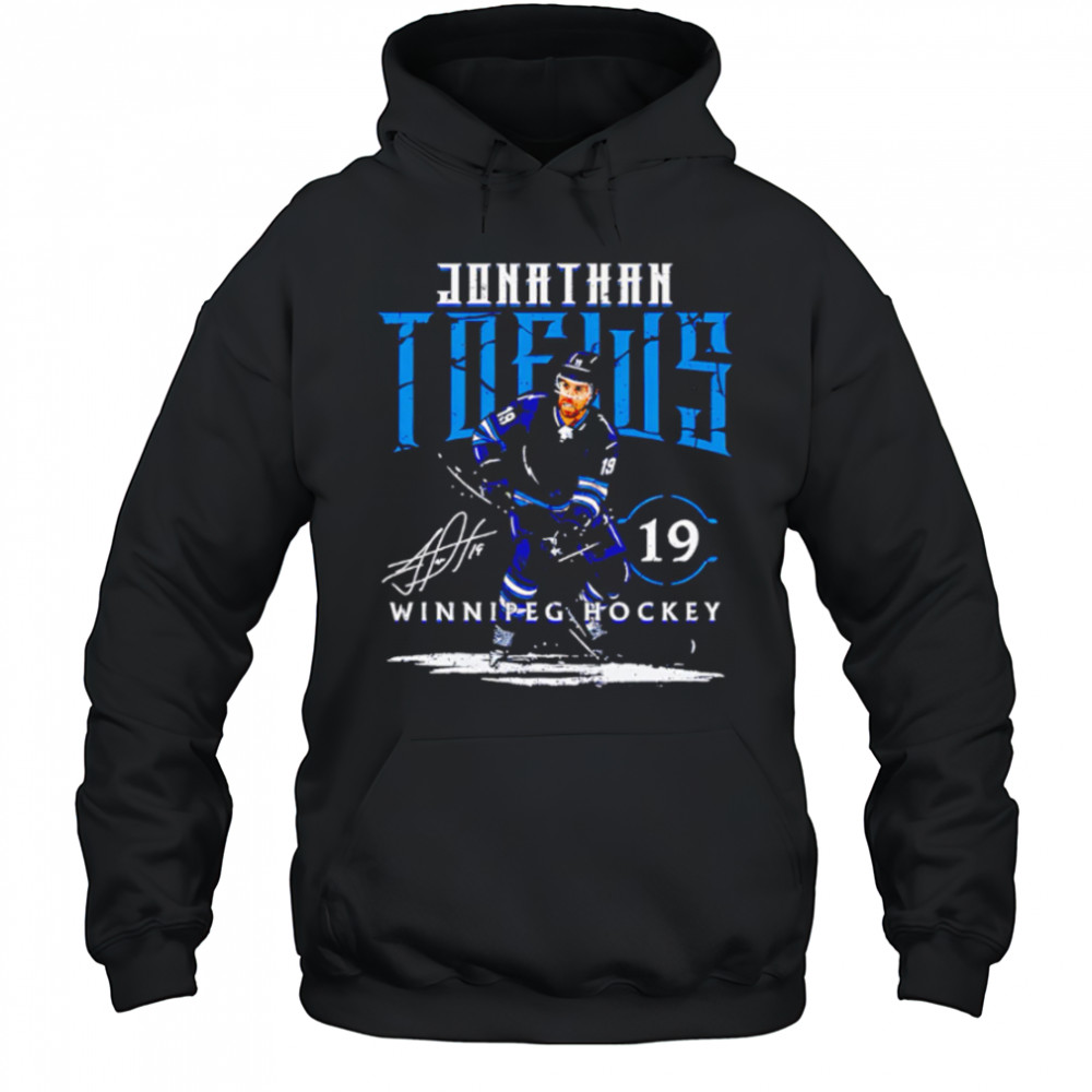 Jonathan Toews 19 Winnipeg Player Name signature hockey shirt Hoodie
