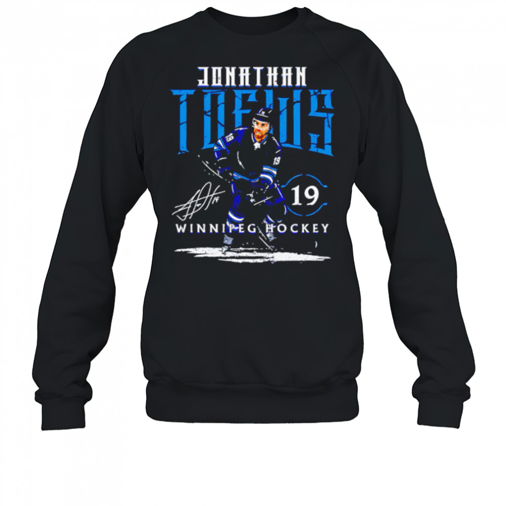 Jonathan Toews 19 Winnipeg Player Name signature hockey shirt Sweatshirt