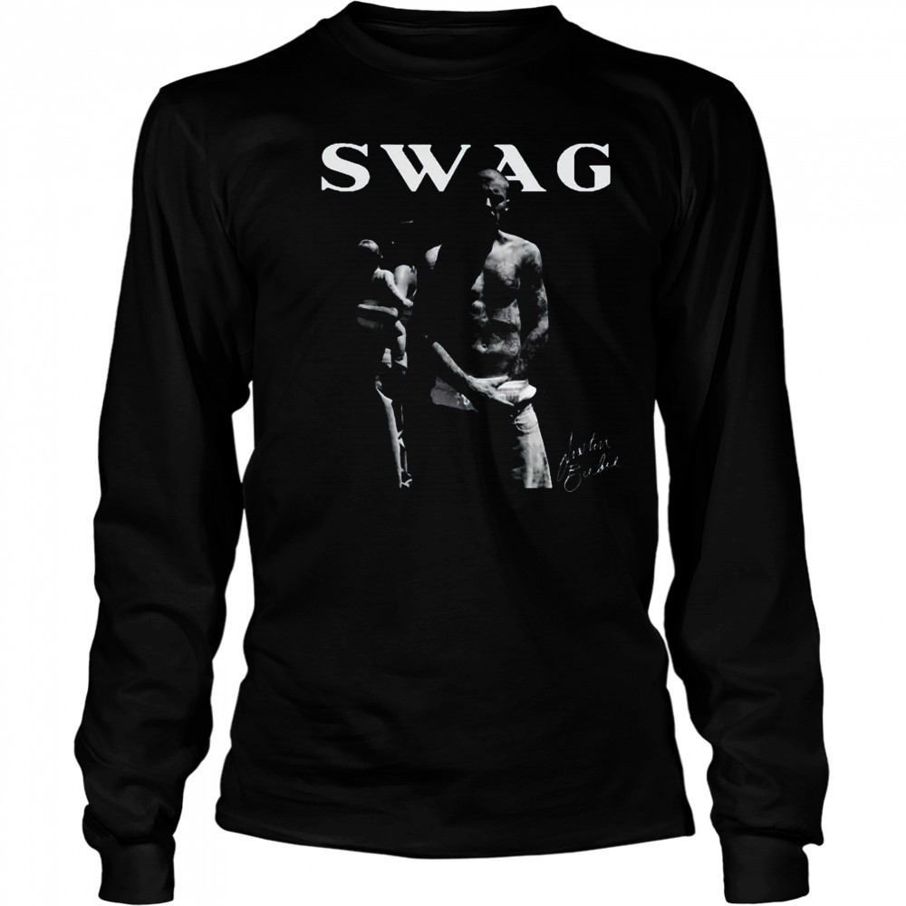 Justin Bieber Swag Graphic Shirt Long Sleeved