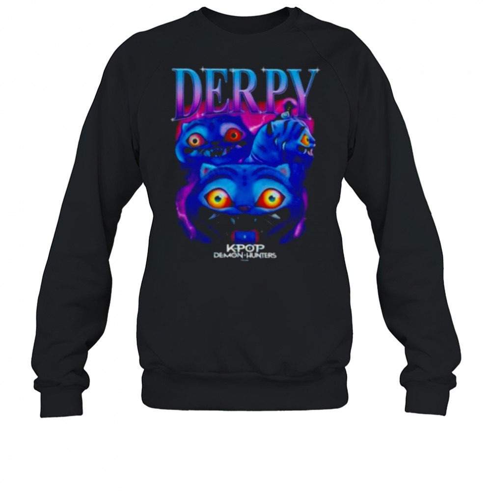 KPop Demon Hunters Derpy Tiger shirt Sweatshirt