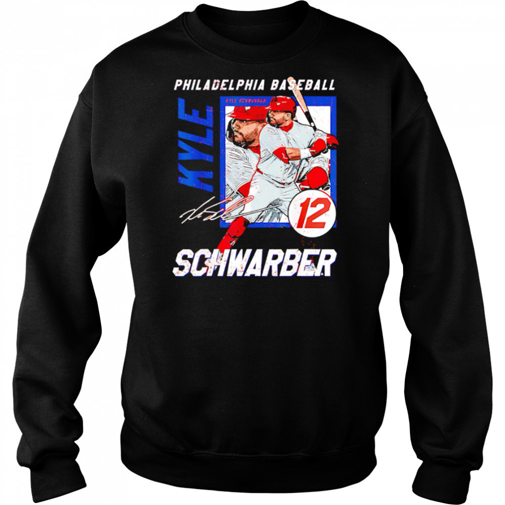 Kyle Schwarber 12 Philadelphia Baseball Players vintage shirt Hoodie