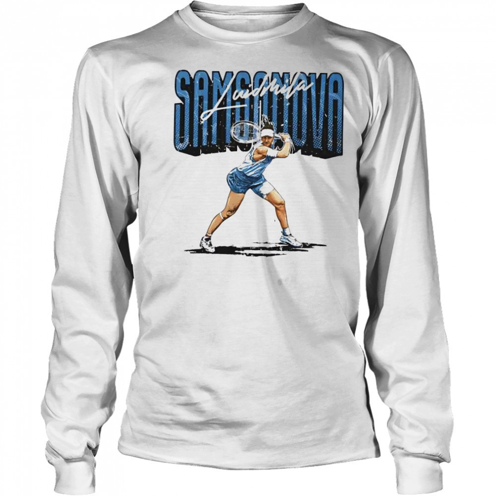 Liudmila Samsonova Russian tennis player vintage shirt Long Sleeved