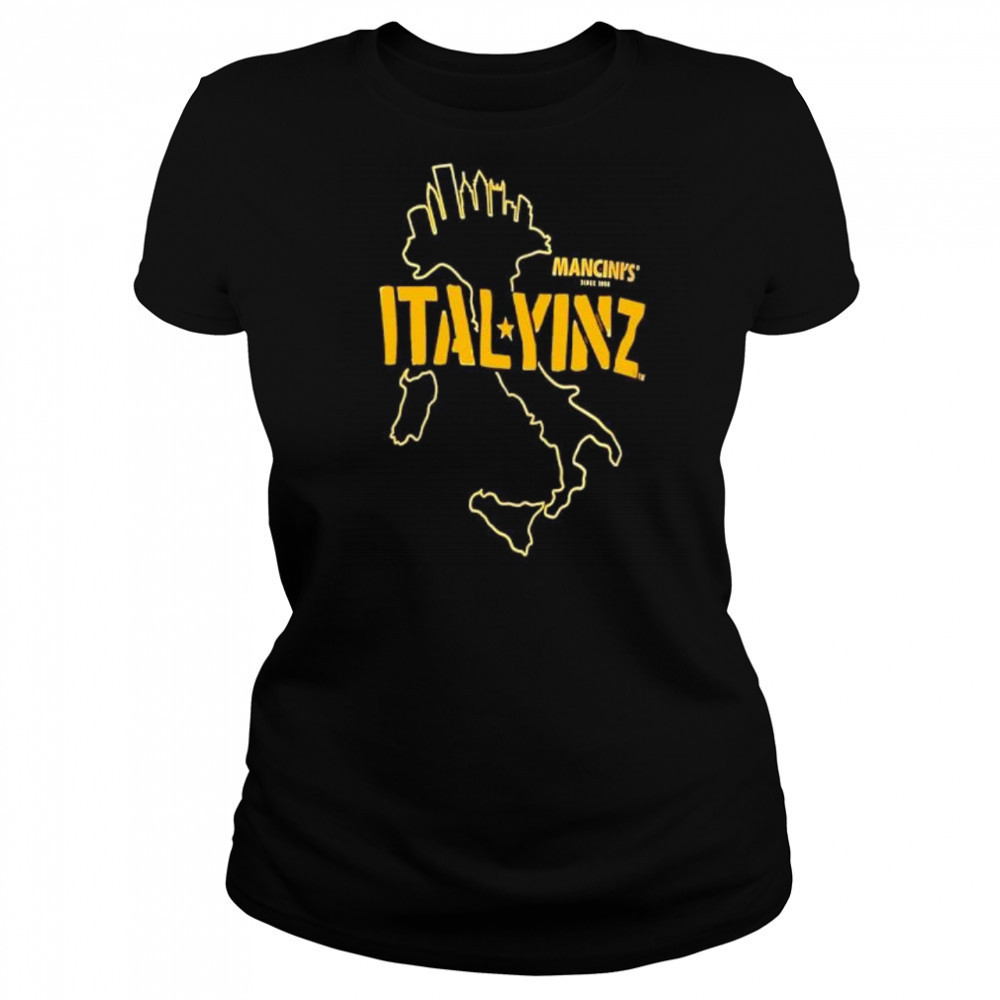 Mancini’s Ital YINZ map shirt Women's T-shirt