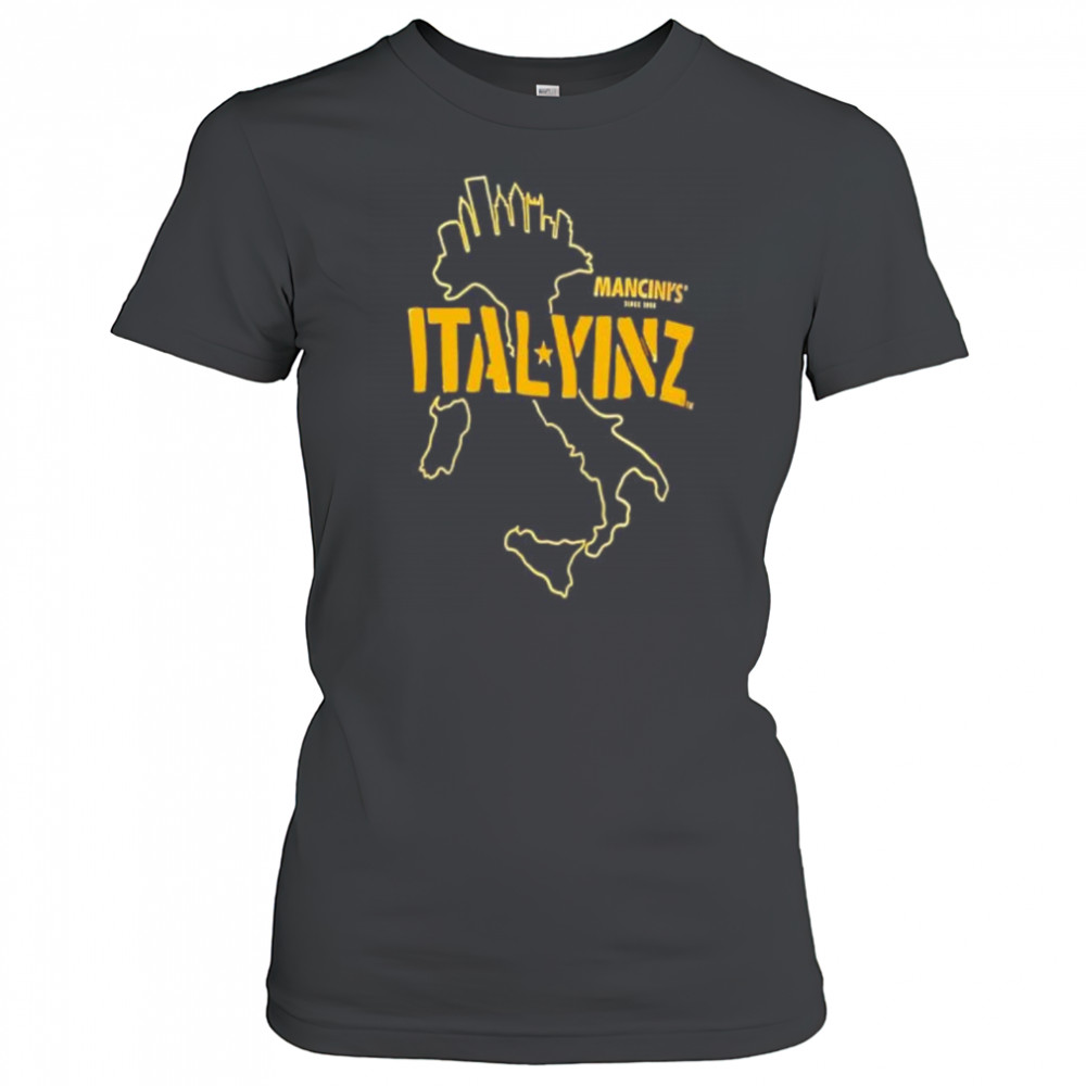 Mancini’s Ital YINZ map shirt Women's T-shirt