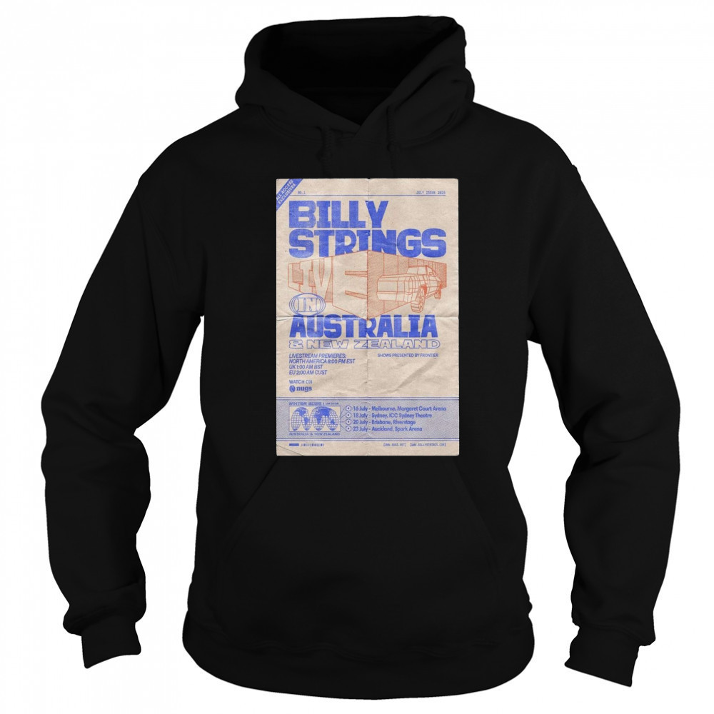 Melbourne Margaret Court Arena July 16, 2025 Billy Strings Poster T-Shirt Sweatshirt