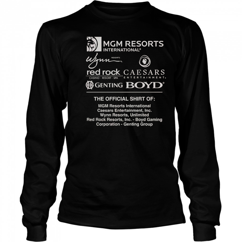 MGM Resorts International Red Rock Caesars T-Shirt Long Sleeved