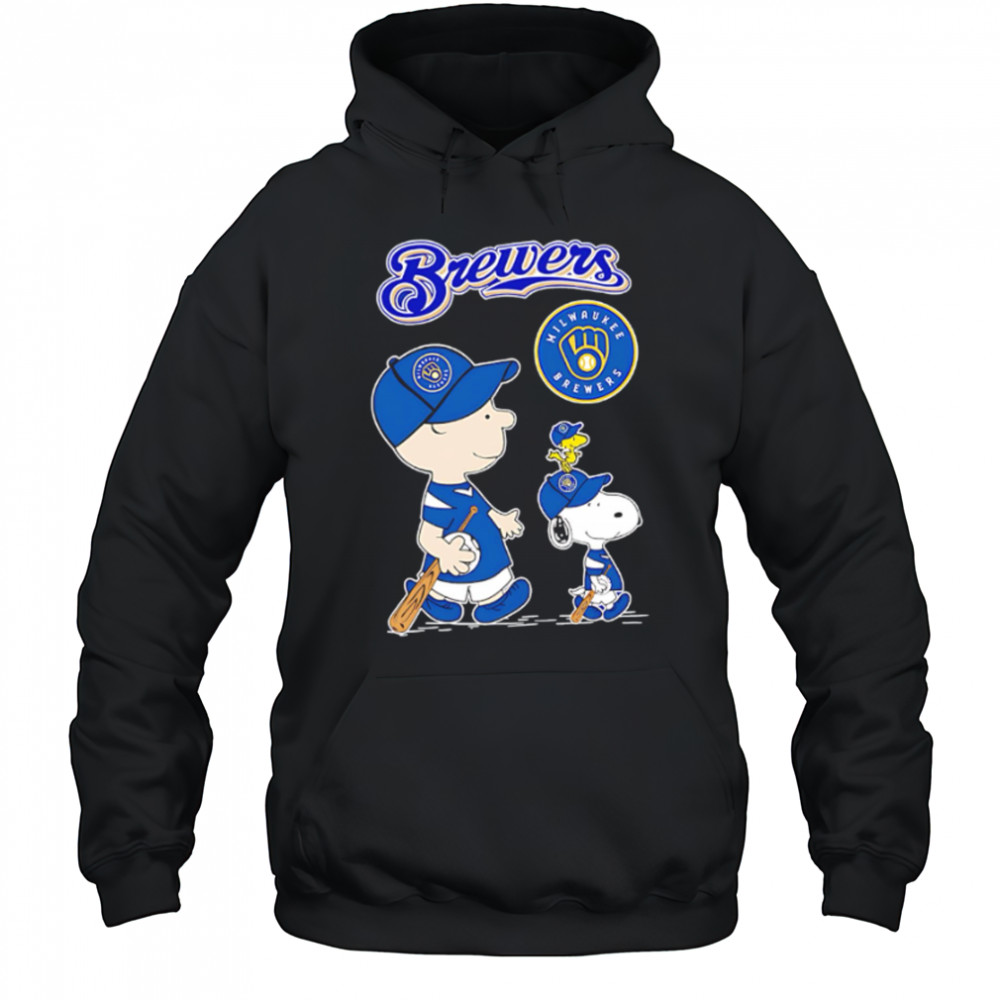 Milwaukee Brewers x Peanuts Snoopy Charlie Brown 2025 shirt Hoodie