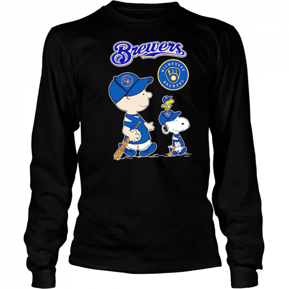 Milwaukee Brewers x Peanuts Snoopy Charlie Brown 2025 shirt Long Sleeved