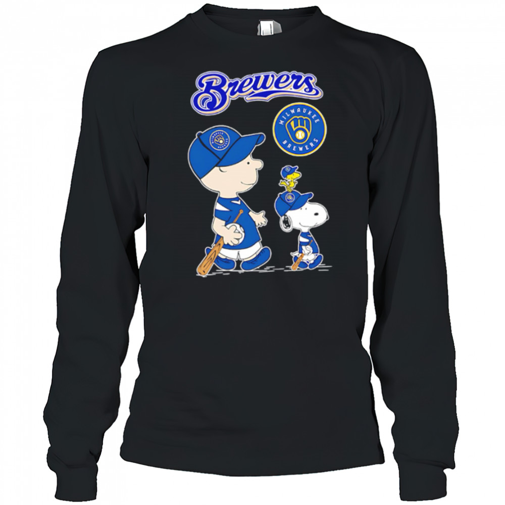 Milwaukee Brewers x Peanuts Snoopy Charlie Brown 2025 shirt Long Sleeved