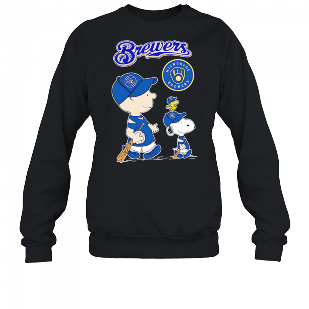 Milwaukee Brewers x Peanuts Snoopy Charlie Brown 2025 shirt Sweatshirt