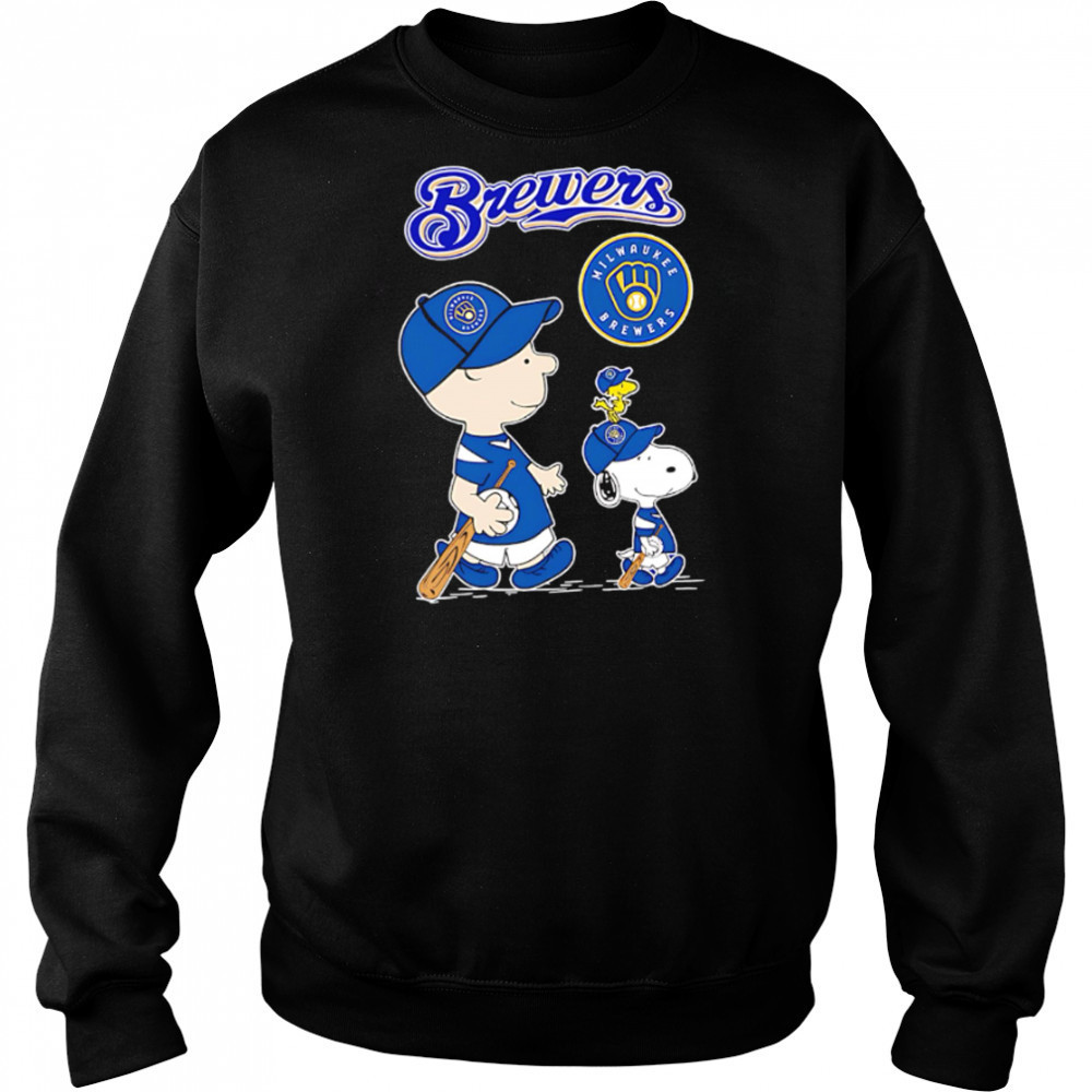 Milwaukee Brewers x Peanuts Snoopy Charlie Brown 2025 shirt Hoodie