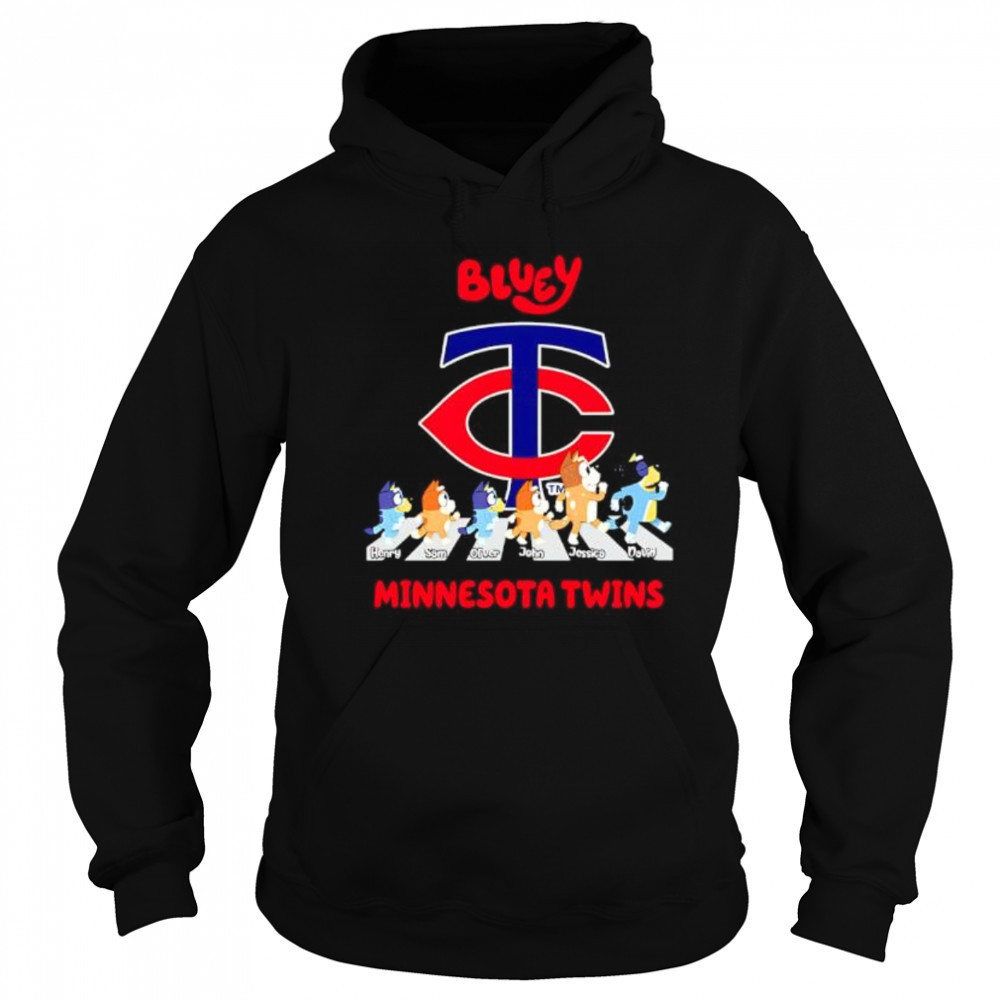 Minnesota Twins Bluey Baseball Fan shirt Sweatshirt
