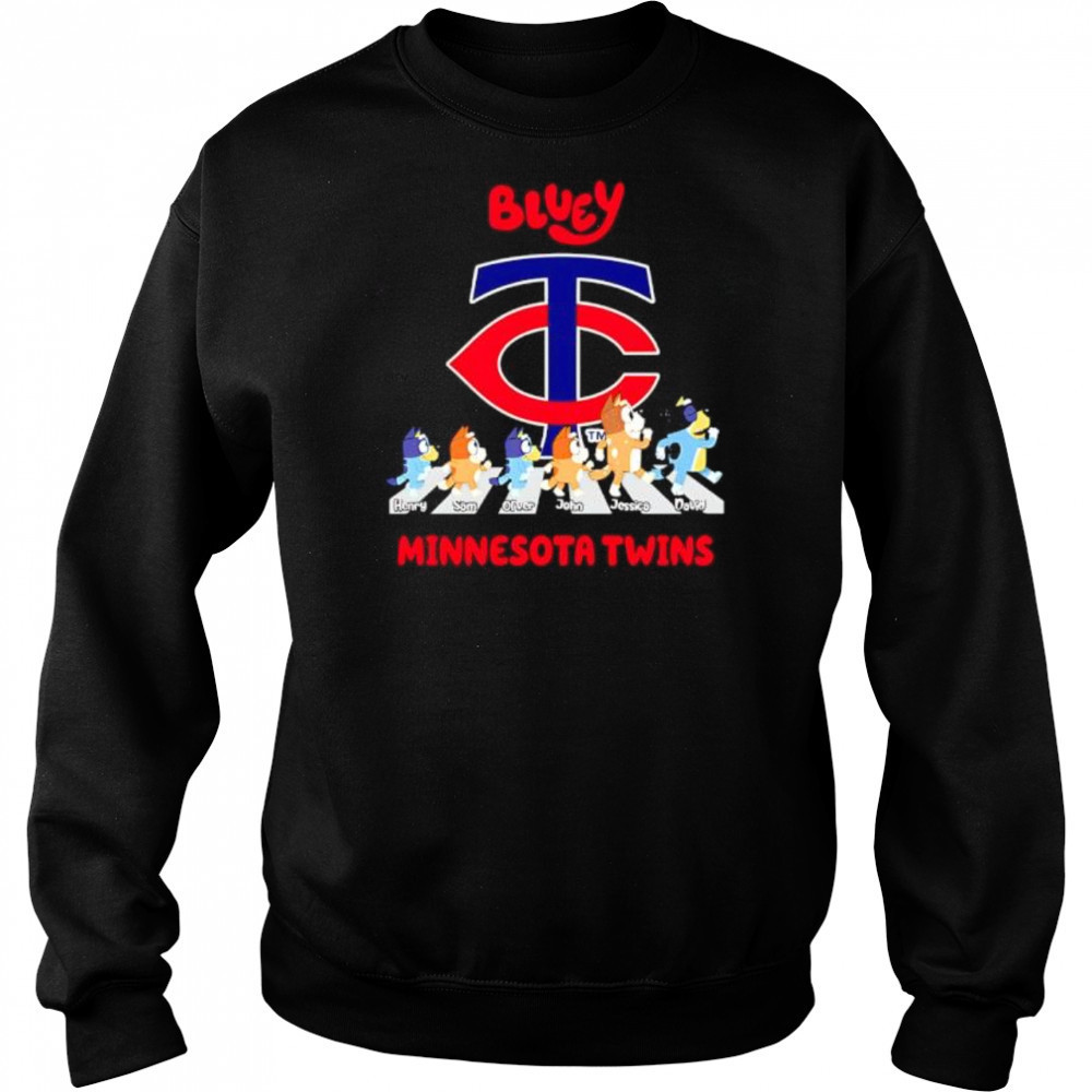 Minnesota Twins Bluey Baseball Fan shirt Hoodie