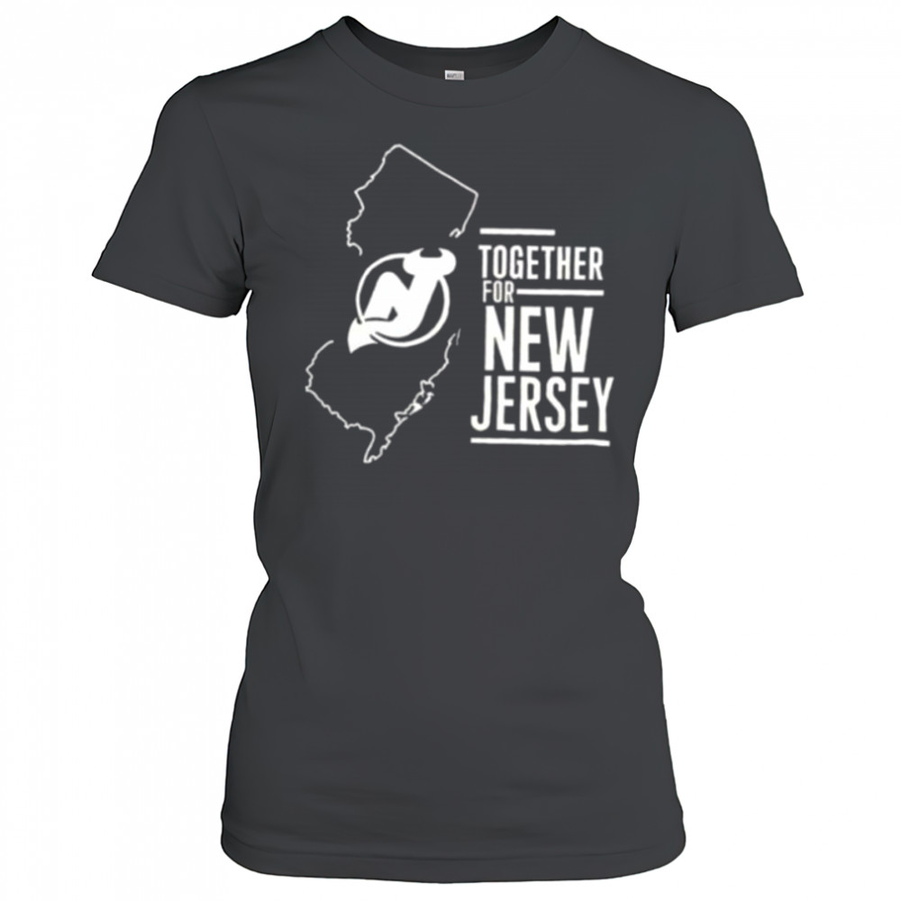 New Jersey Devils Together For New Jersey Straight Up shirt Women's T-shirt