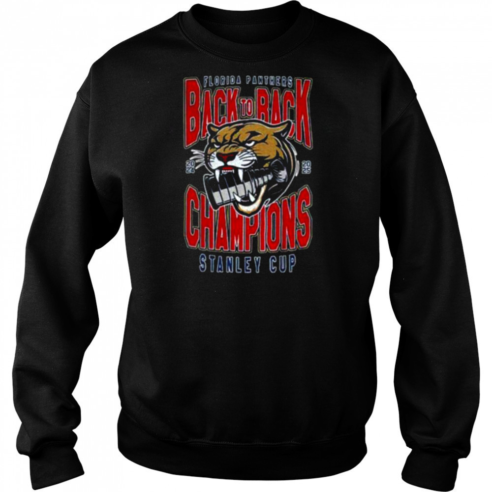 Panther bites trophy Florida Panthers Stanley Cup Champions 2024 2025 shirt Hoodie