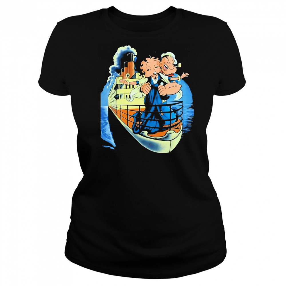 Popeye And Betty Boop Titanic Shirt Women's T-shirt