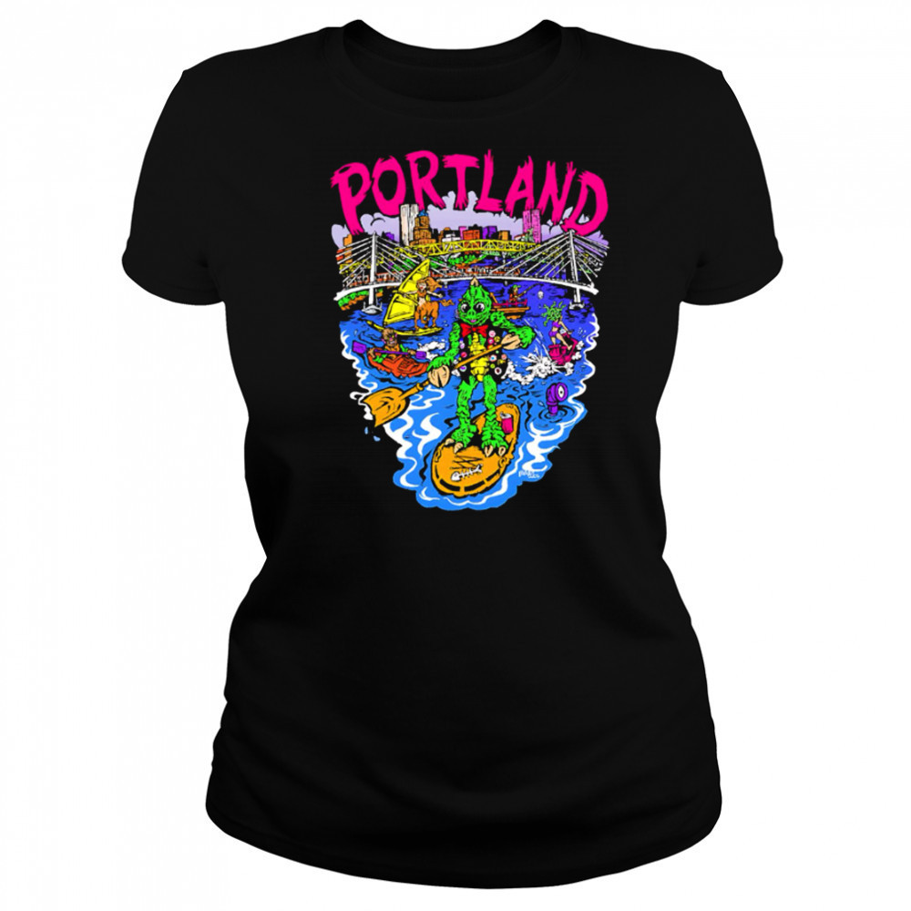 Portland Land of the Weird Sleestak shirt Women's T-shirt