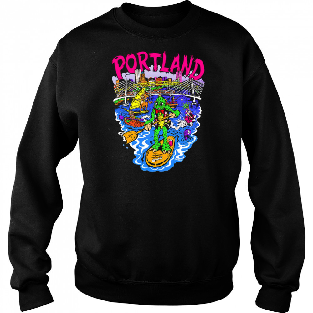 Portland Land of the Weird Sleestak shirt Hoodie