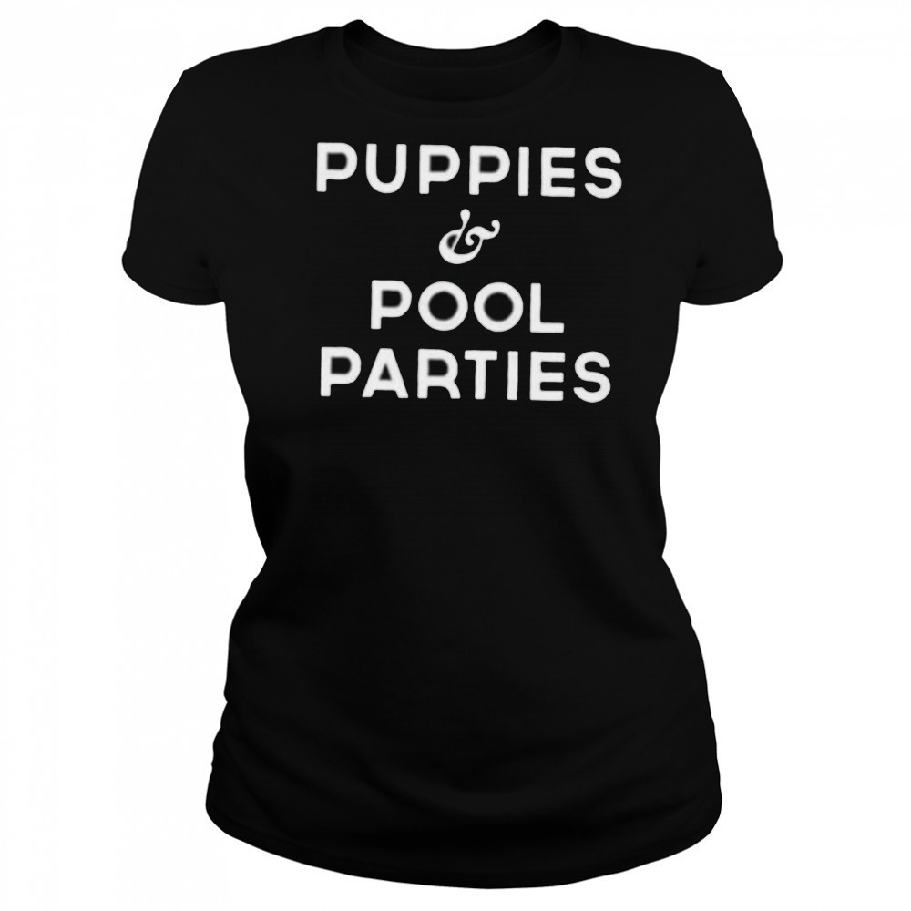 Puppies and pool parites shirt Women's T-shirt