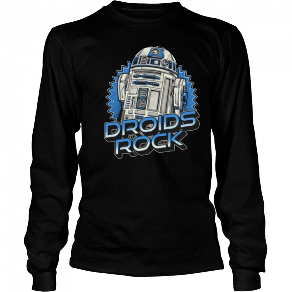 R2 D2 Droids Rock shirt Long Sleeved