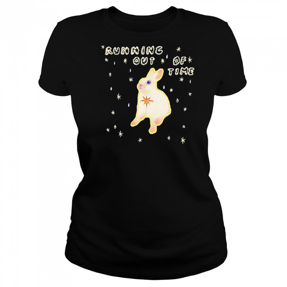 Rabbit running out of time shirt Women's T-shirt