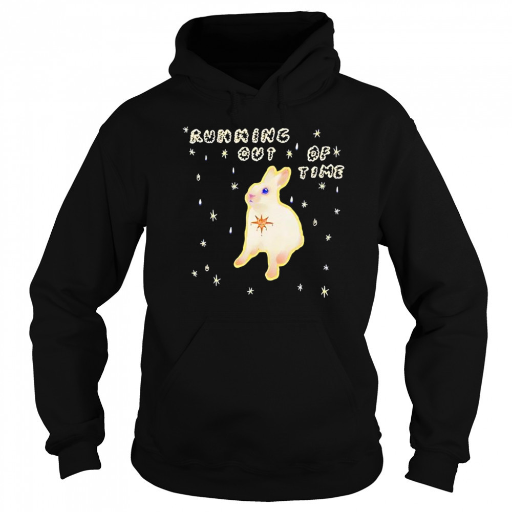 Rabbit running out of time shirt Sweatshirt