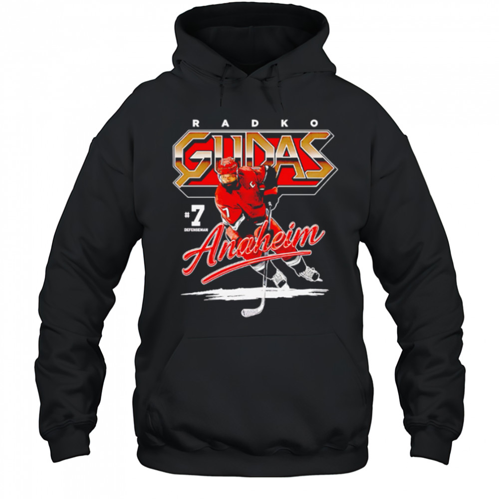 Radko Gudas Anaheim Retro hockey player shirt Hoodie