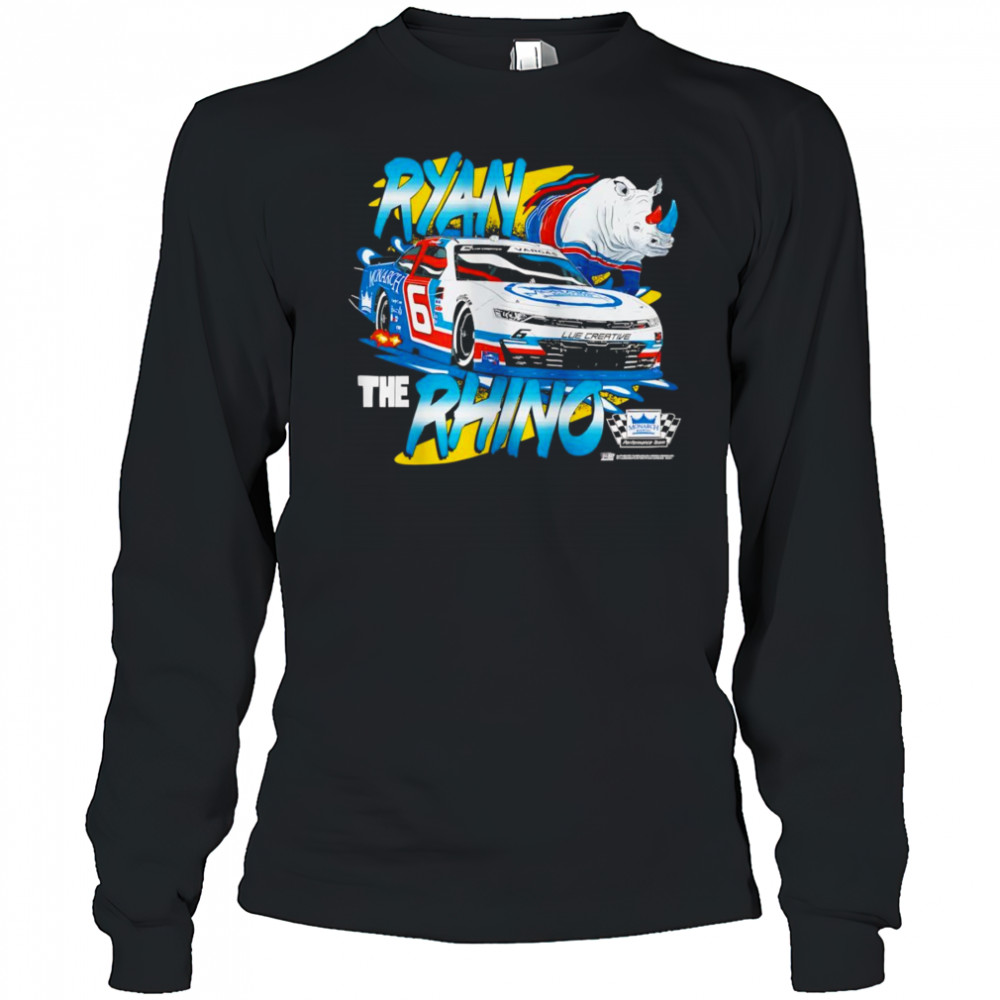 Ryan the Rhino Monarch Roofing shirt Long Sleeved