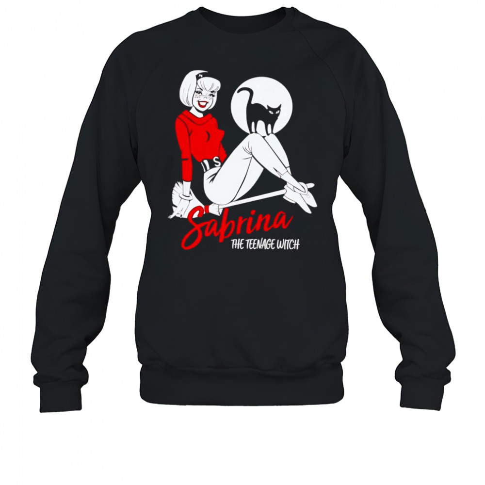 Sabrina The Teenage Witch on Broom shirt Sweatshirt