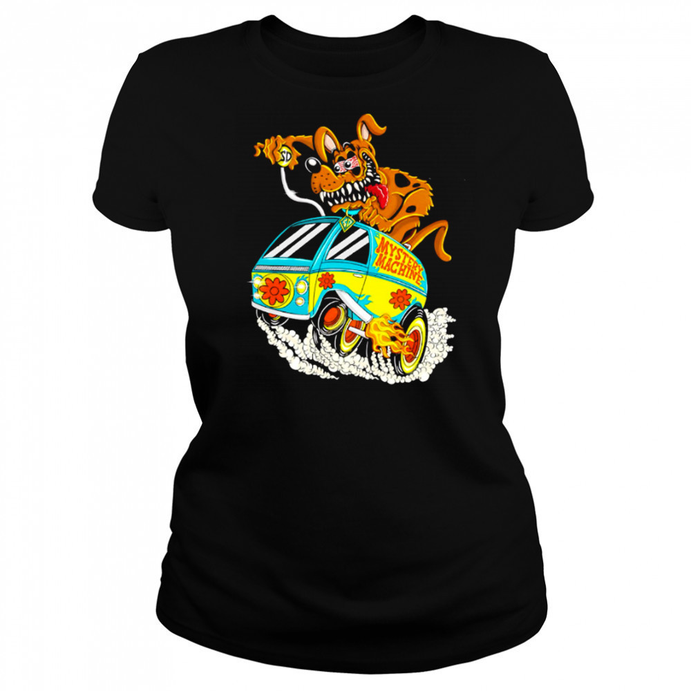 Scooby Funky Dog mystery machine shirt Women's T-shirt