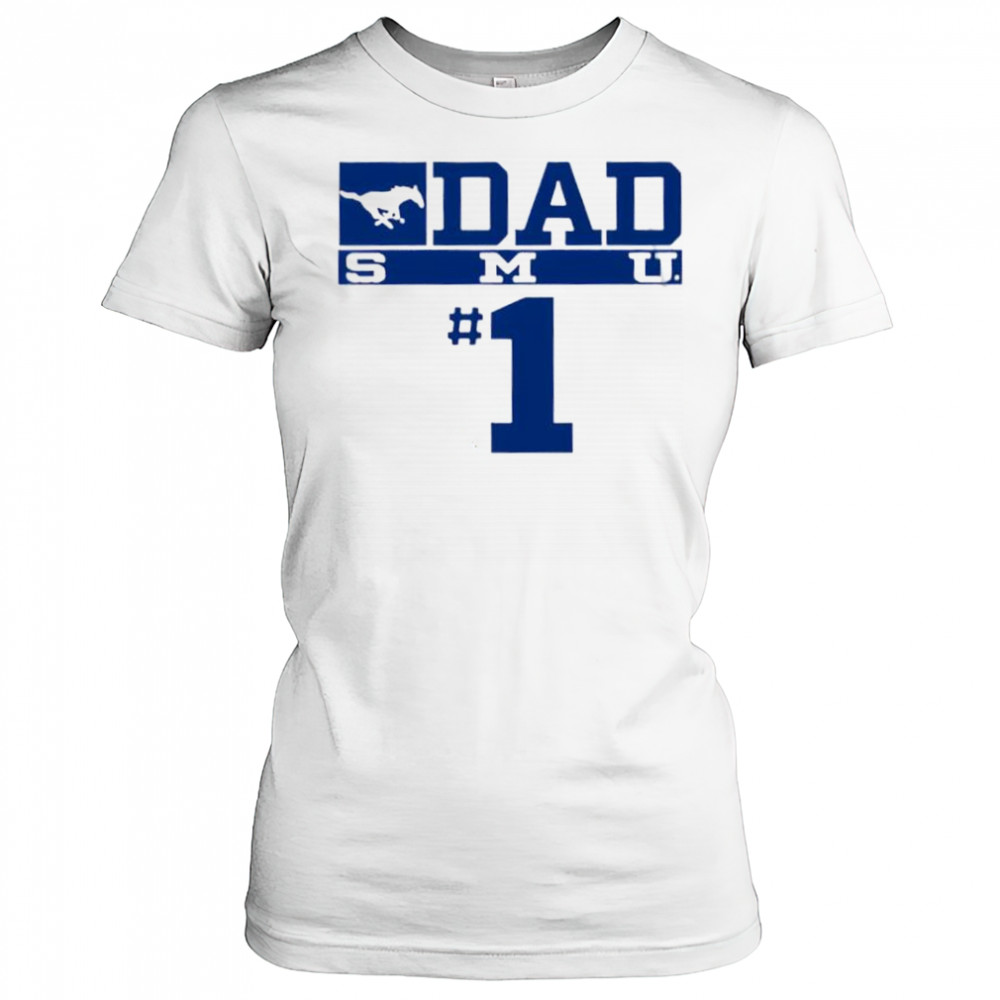 SMU Mustangs No 1 Dad shirt Women's T-shirt