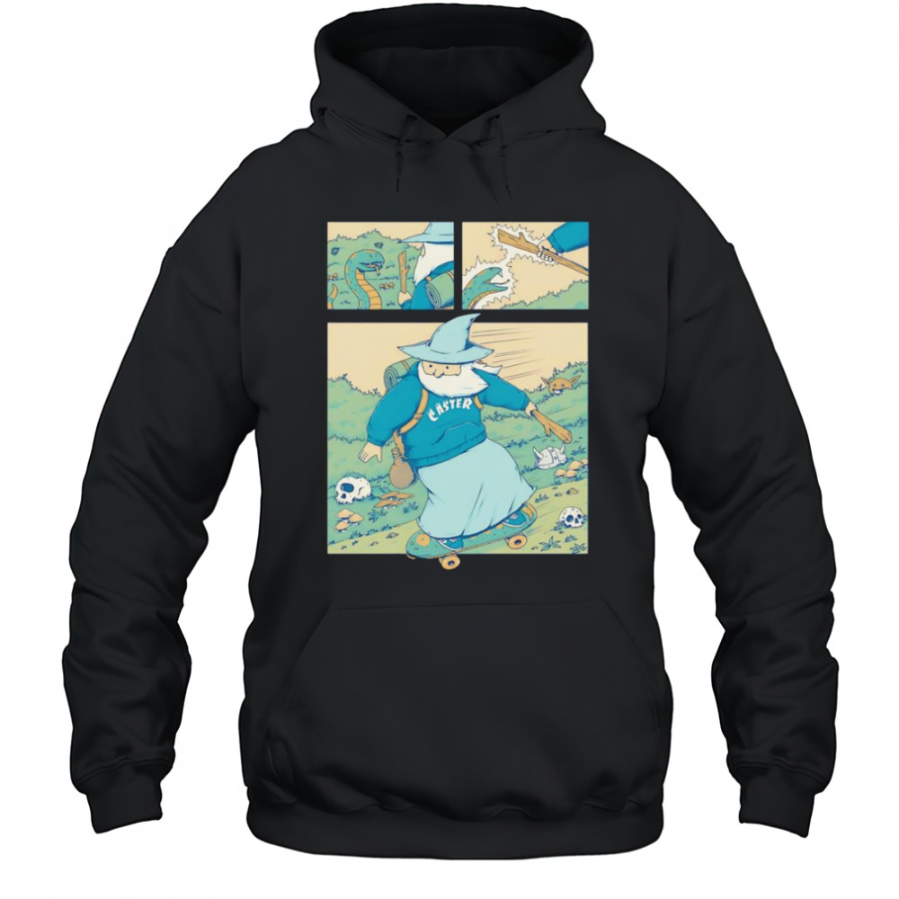 Snakeboarding Wizard shirt Hoodie