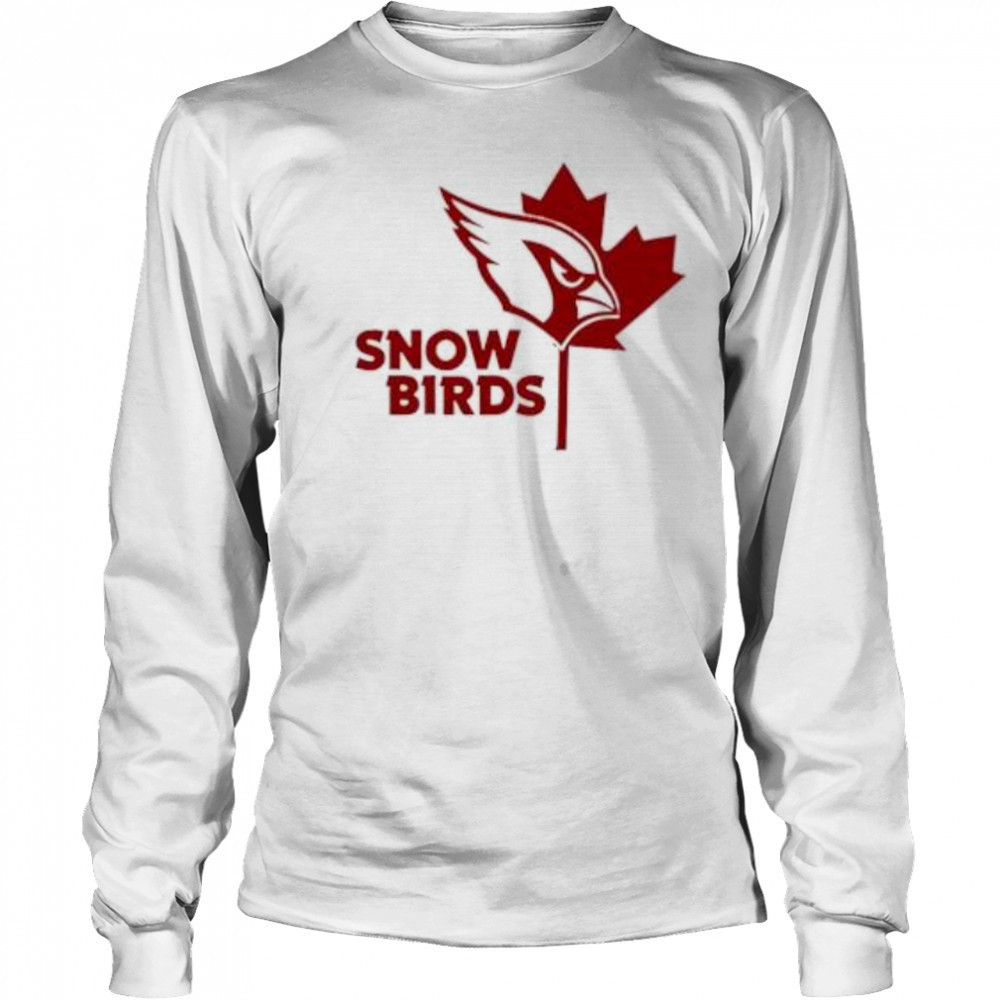 Snow birds Arizona cardinals shirt Long Sleeved
