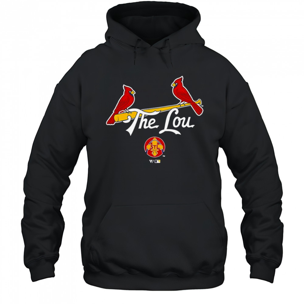 St. Louis Cardinals The Lou Logo T-Shirt Hoodie