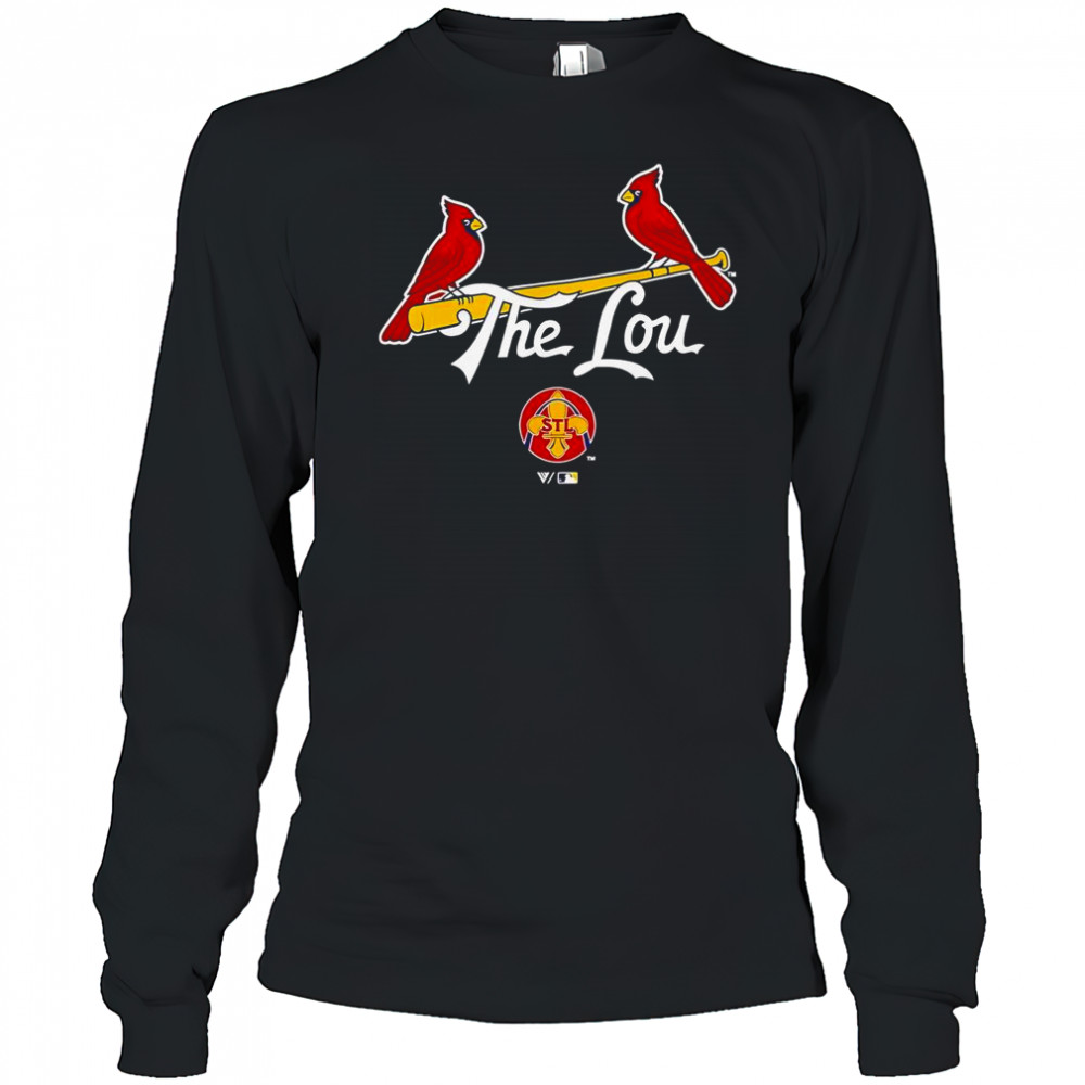 St. Louis Cardinals The Lou Logo T-Shirt Long Sleeved