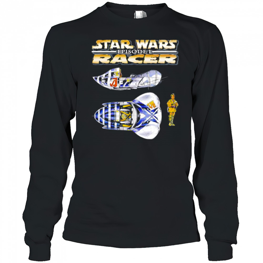 Star Wars episode I racer graphic shirt Long Sleeved