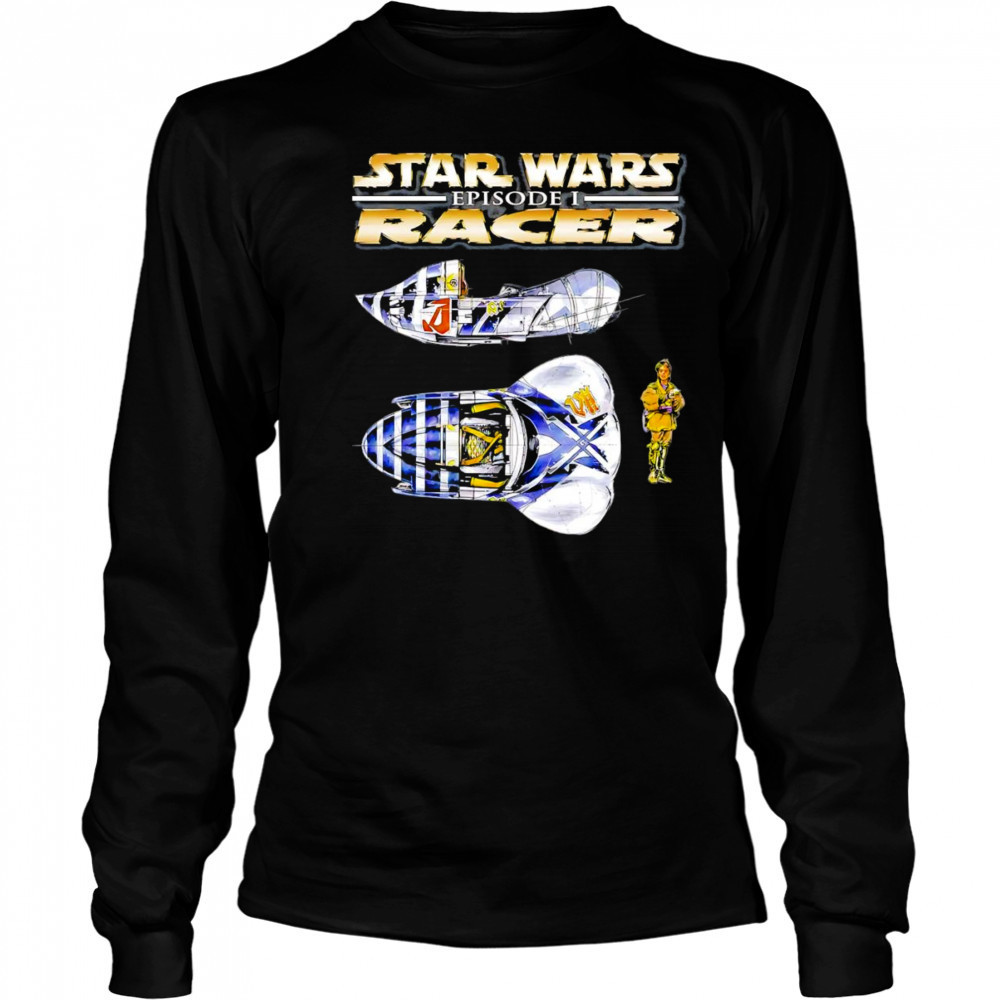 Star Wars episode I racer graphic shirt Long Sleeved
