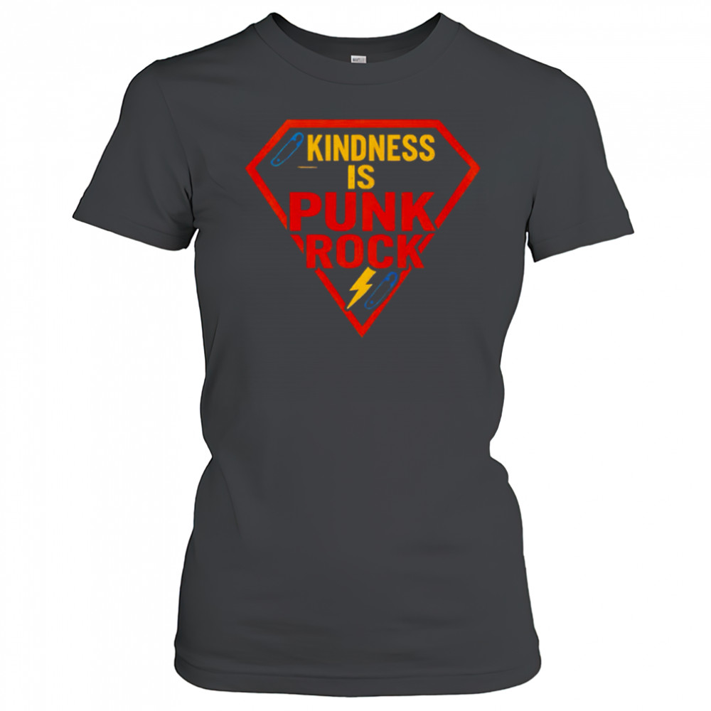 Superman logo kindness is punk rock shirt Women's T-shirt